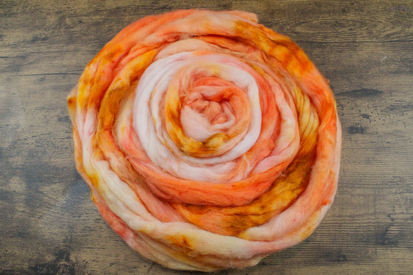 Superwash Merino/Nylon blend hand dyed roving, combed top - 4 oz