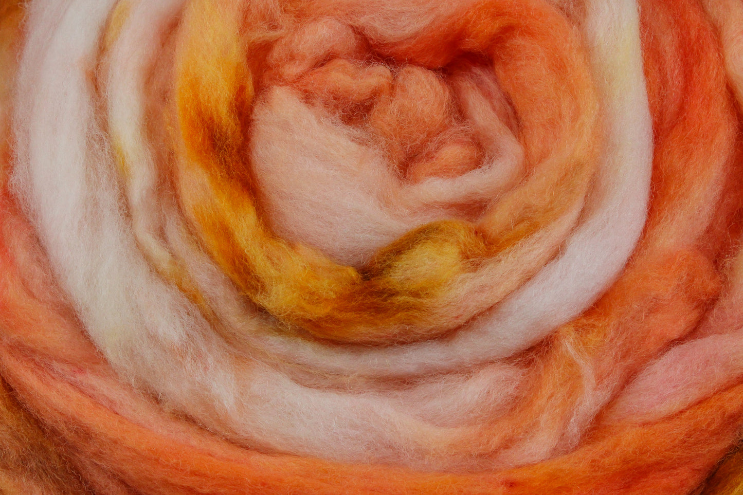 Superwash Merino/Nylon blend hand dyed roving, combed top - 4 oz