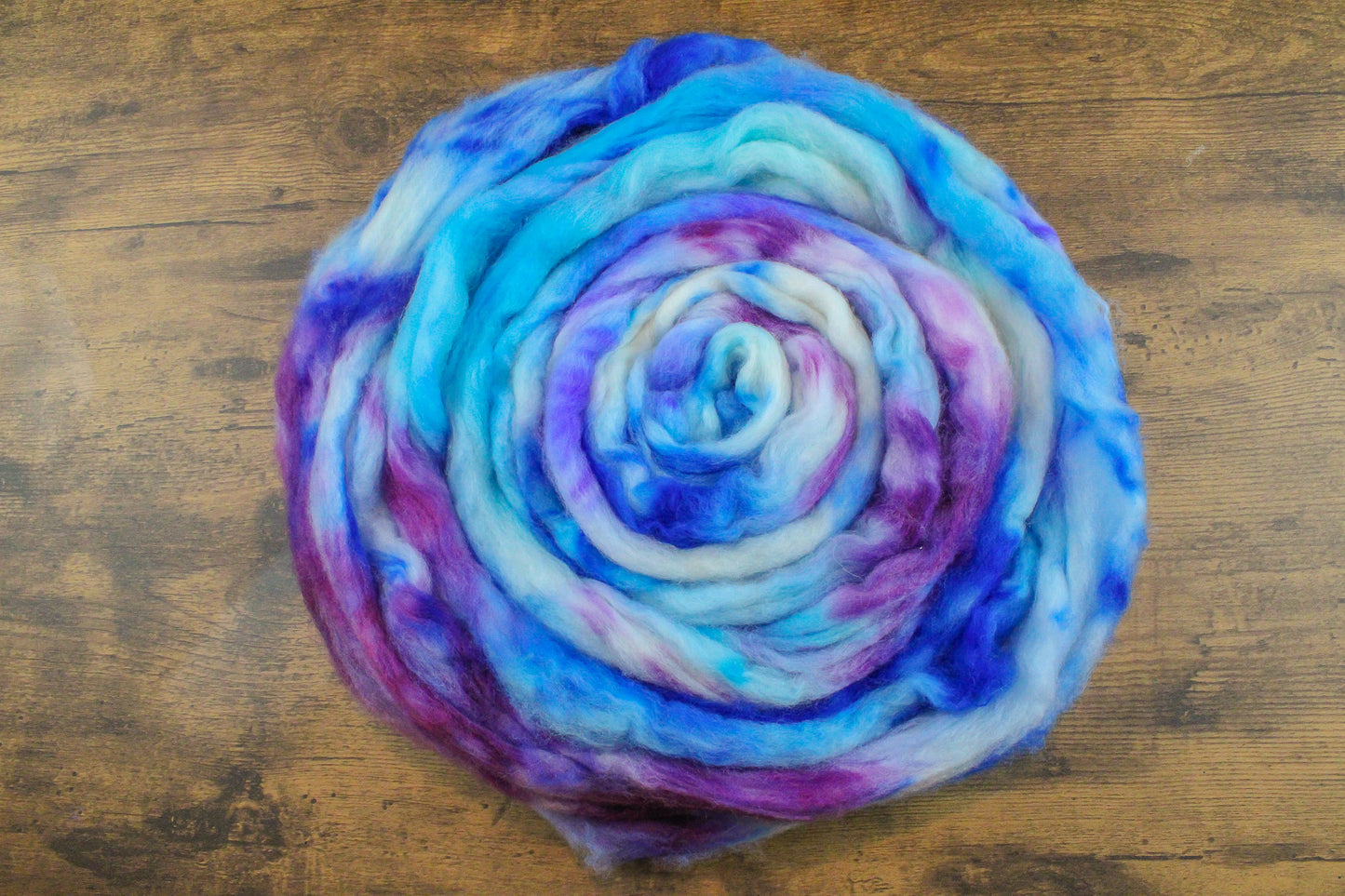 Superwash Merino/Nylon blend hand dyed roving, combed top - 4 oz