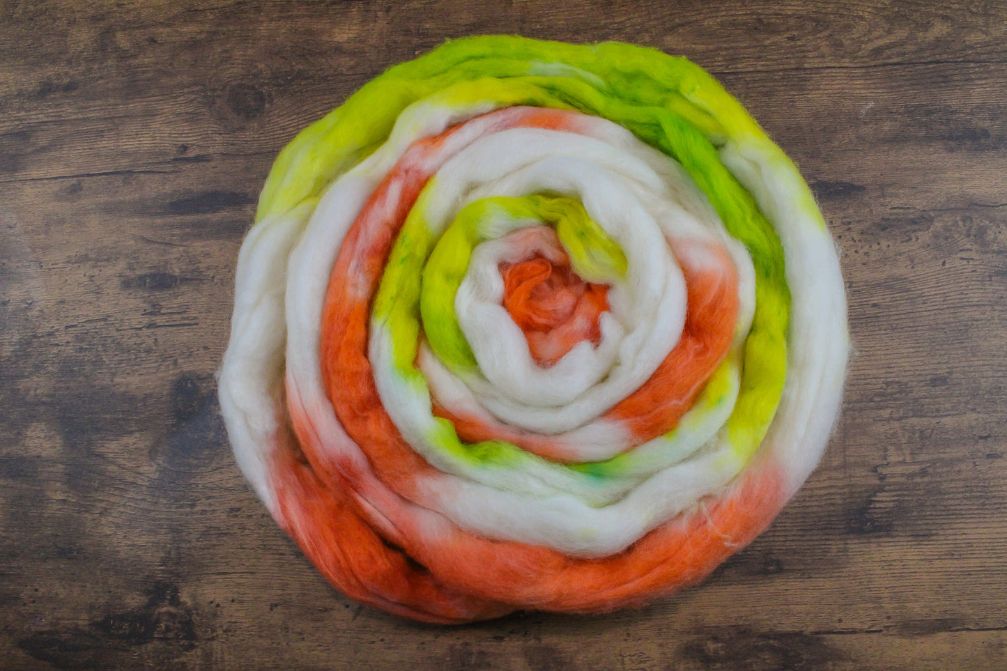Superwash Merino/Nylon blend hand dyed roving, combed top - 4 oz