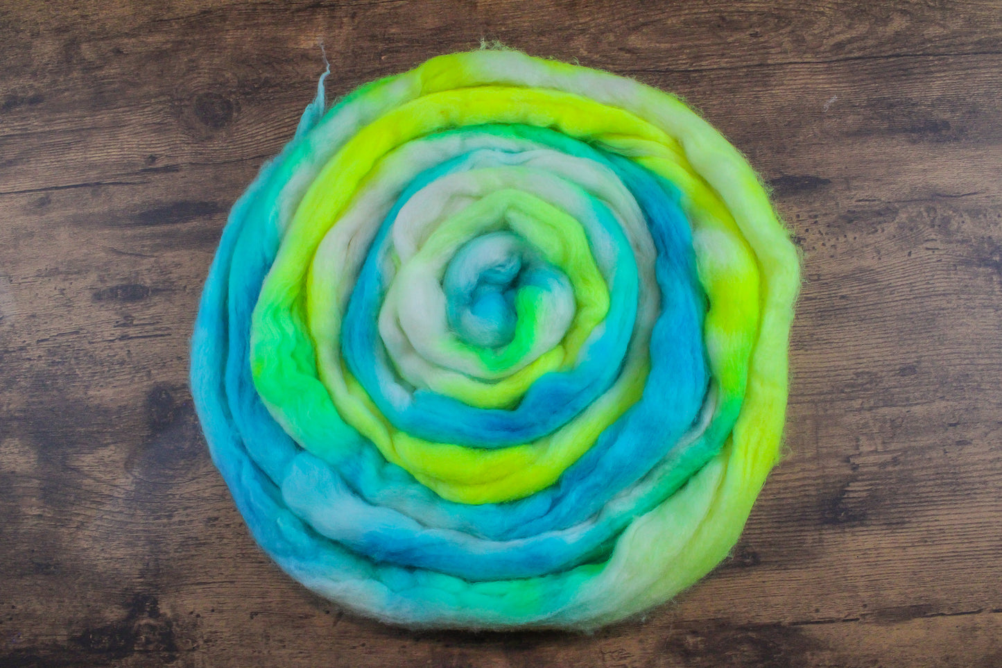 Superwash Merino/Nylon blend hand dyed roving, combed top - 4 oz